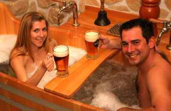 spa con cerveza